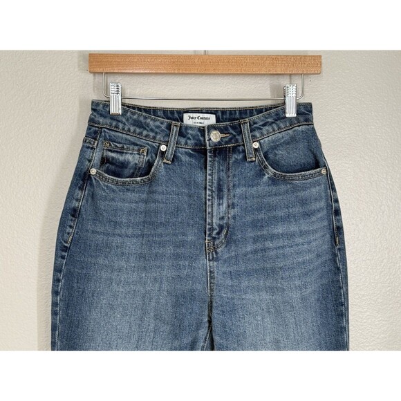 JUICY COUTURE MALIBU Flare HIGH RISE MEDIUM WASH BOOTCUT JEANS Womens Size 27 - Picture 3 of 13